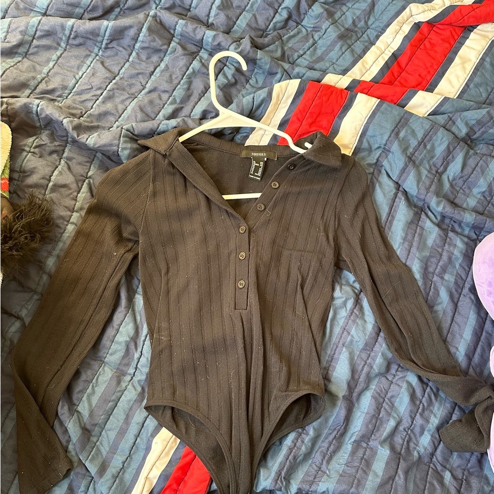 Bodysuit collar shirt